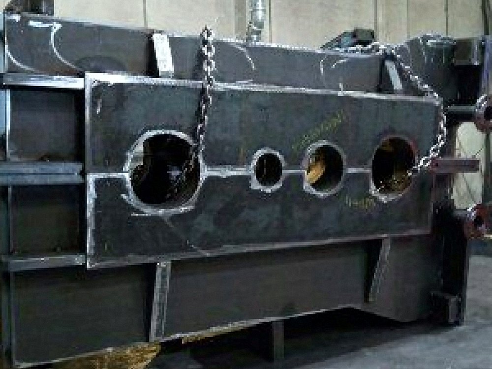 Struttura saldata pronta per la movimentazione